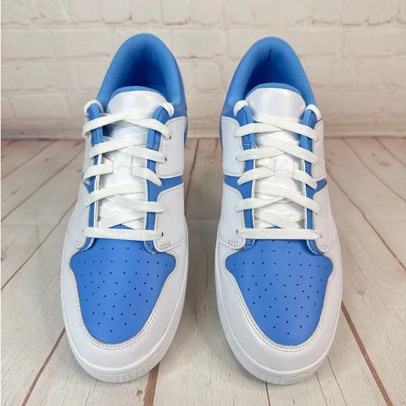 Nike Jordan NU Retro 1 Low White University Blue Golf Shoes Size 12 FZ4153-101 - Picture 6 of 10